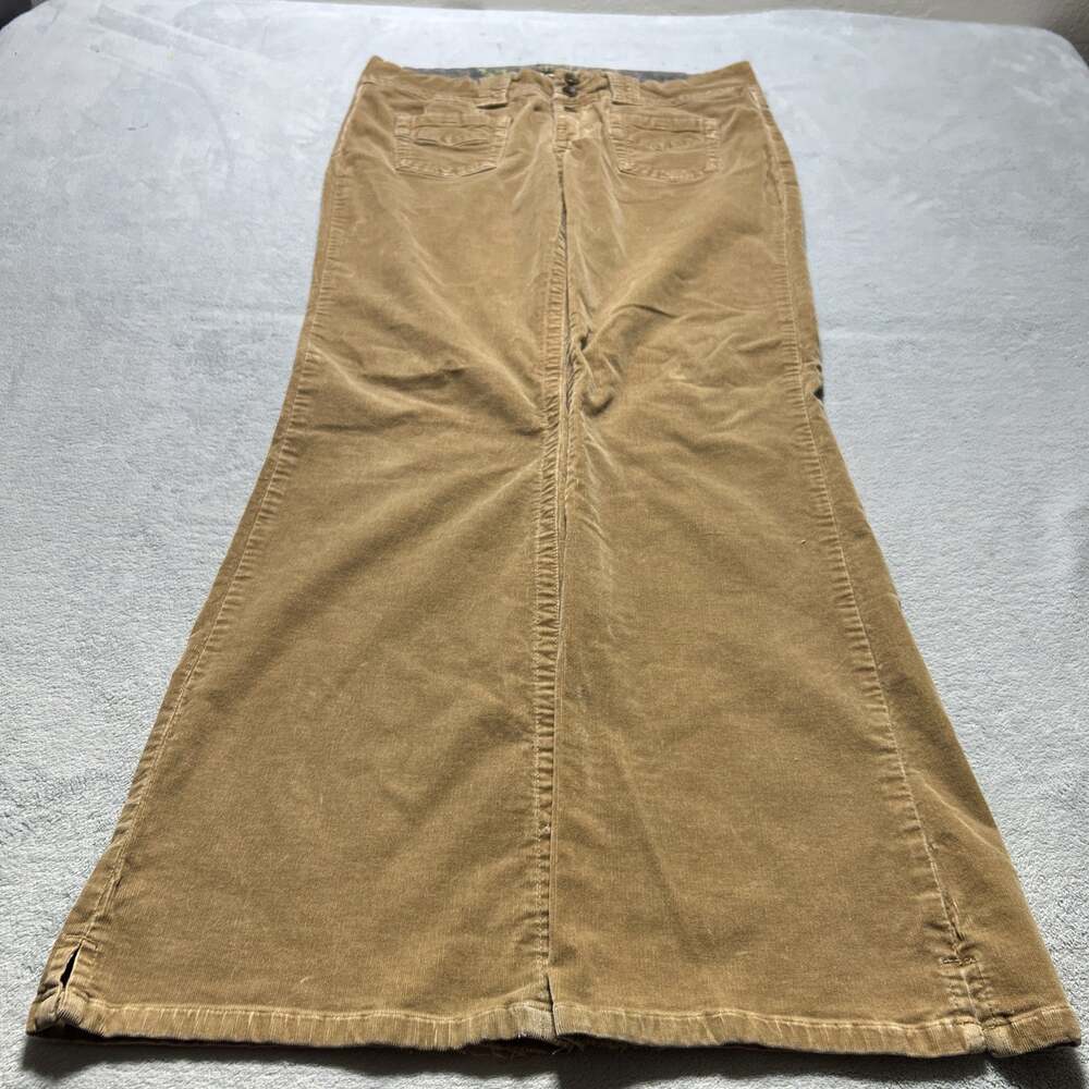 Y2k 2000s Embroidery Corduroy Bootcut Pants Womens 13 34x31 Wide Hamilton Flare